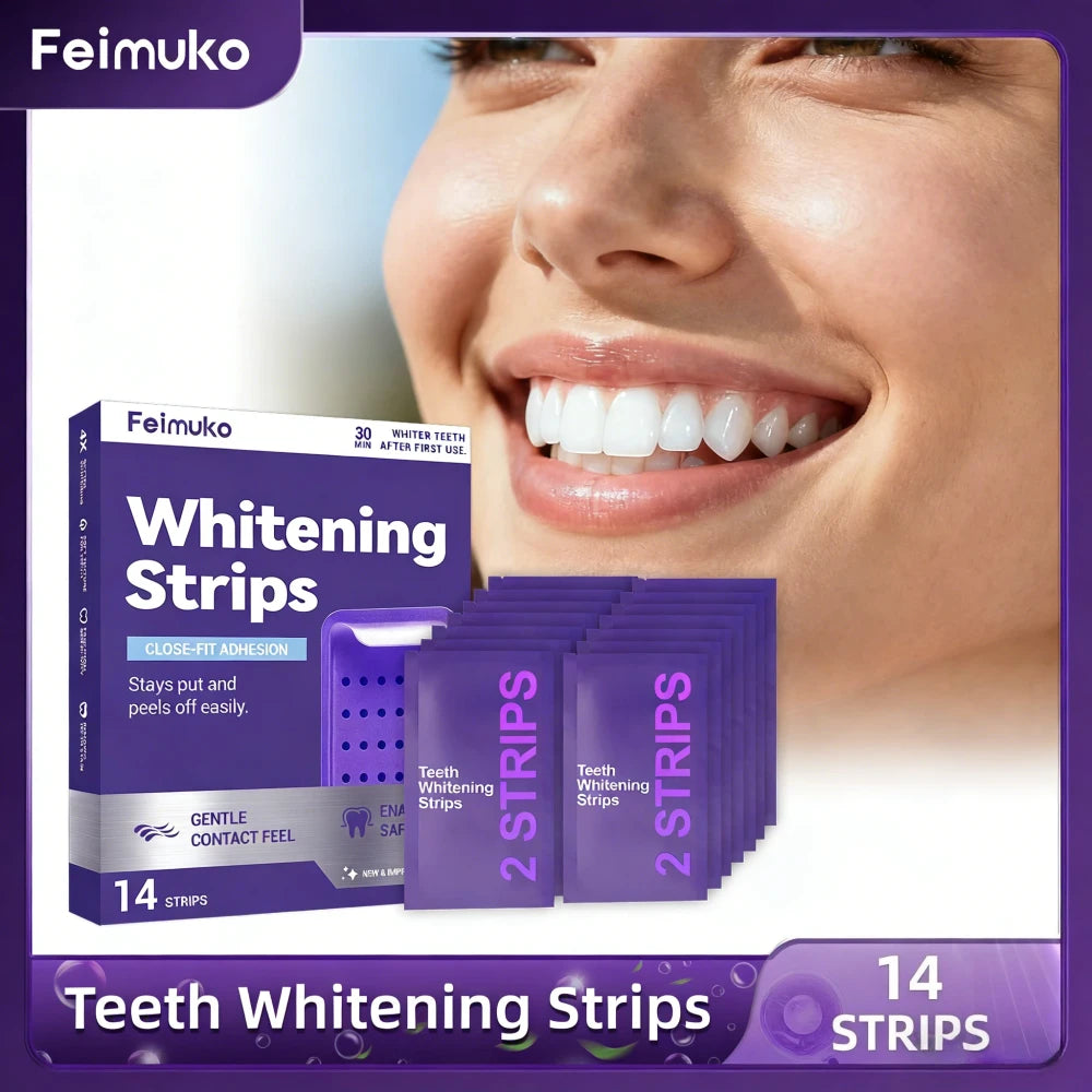 Purple Teeth Whitening Strips